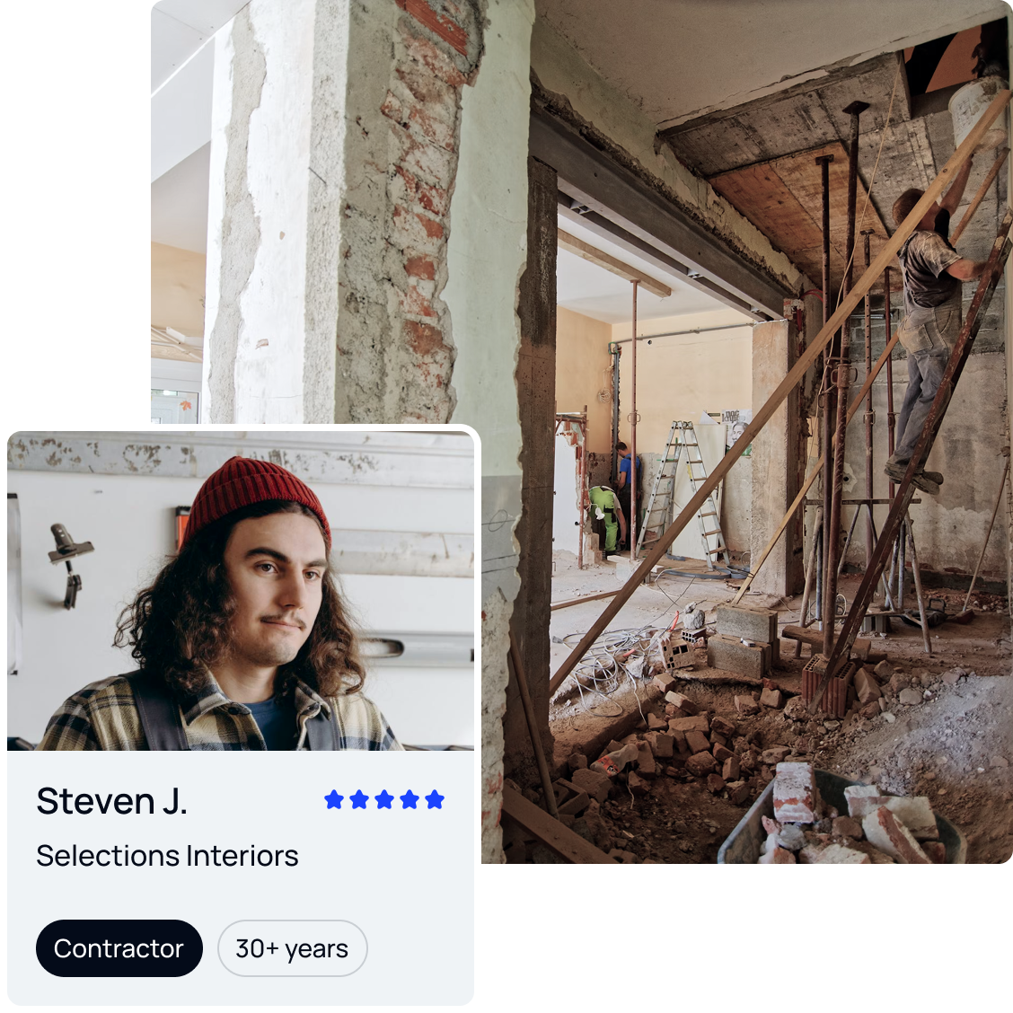 Home renovation in progress